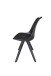 Stuhl >KIRA< (2er-Set) in schwarz - 48x86x56 (BxHxT)