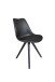 Stuhl >KIRA< (2er-Set) in schwarz - 48x86x56 (BxHxT)