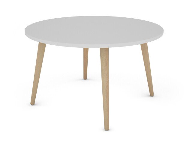 Couchtisch >LASSE< (BxHxT: 80x46x80 cm) in weiß - 80x46x80cm (BxHxT)