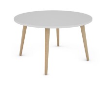 Couchtisch >LASSE< (BxHxT: 80x46x80 cm) in weiß - 80x46x80cm (BxHxT)
