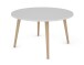 Couchtisch >LASSE< (BxHxT: 80x46x80 cm) in weiß - 80x46x80cm (BxHxT)