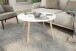 Couchtisch >LASSE< (BxHxT: 80x46x80 cm) in weiß - 80x46x80cm (BxHxT)