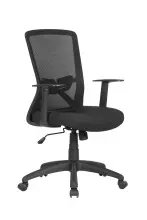 Chefsessel >LONG< (BxT: 52,5x60,5 cm) in schwarz -...