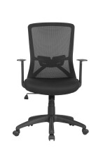 Chefsessel >LONG< (BxT: 52,5x60,5 cm) in schwarz - 52,5x60,5 (BxT)