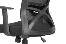 Chefsessel >LONG< (BxT: 52,5x60,5 cm) in schwarz - 52,5x60,5 (BxT)