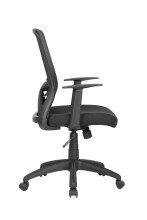 Chefsessel >LONG< (BxT: 52,5x60,5 cm) in schwarz - 52,5x60,5 (BxT)