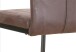 Esszimmerstuhl >MALU< (2er-Set) in braun aus Microfaser - 43x99x56cm (BxHxT)