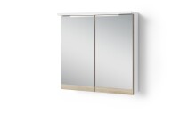 Spiegelschrank >MARINO< (BxHxT: 60x60x20 cm) in weiß - 60x60x20cm (BxHxT)