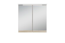 Spiegelschrank >MARINO< (BxHxT: 60x60x20 cm) in weiß - 60x60x20cm (BxHxT)