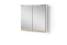 Spiegelschrank >MARINO< (BxHxT: 60x60x20 cm) in weiß - 60x60x20cm (BxHxT)