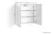 Spiegelschrank >MARINO< (BxHxT: 60x60x20 cm) in weiß - 60x60x20cm (BxHxT)