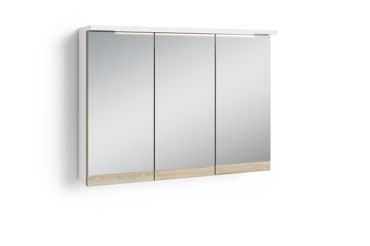 Spiegelschrank >MARINO< (BxHxT: 80x60x20 cm) in weiß - 80x60x20cm (Bx,  169,95 €