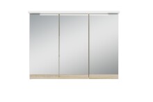 Spiegelschrank >MARINO< (BxHxT: 80x60x20 cm) in weiß - 80x60x20cm (BxHxT)