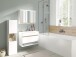 Spiegelschrank >MARINO< (BxHxT: 80x60x20 cm) in weiß - 80x60x20cm (BxHxT)