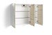 Spiegelschrank >MARINO< (BxHxT: 80x60x20 cm) in weiß - 80x60x20cm (BxHxT)