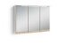 Spiegelschrank >MARINO< (BxHxT: 80x60x20 cm) in weiß - 80x60x20cm (BxHxT)