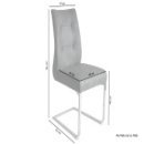 Esszimmerstuhl >MARLEN-XXL< (2er-Set) in braun aus...