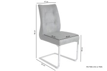 Esszimmerstuhl >MARLEN-XXL< (2er-Set) in braun aus...