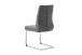 Esszimmerstuhl >MARLEN-XXL< (2er-Set) in grau aus Microfaser - 47x96x62 (BxHxT)