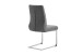 Esszimmerstuhl >MARLEN-XXL< (2er-Set) in grau aus Microfaser - 47x96x62 (BxHxT)