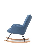 Schaukelstuhl >RICHIE< (BxHxT: 72x92x92 cm) in blau - 72x92x92 (BxHxT)