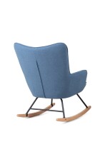 Schaukelstuhl >RICHIE< (BxHxT: 72x92x92 cm) in blau - 72x92x92 (BxHxT)