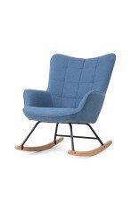 Schaukelstuhl >RICHIE< (BxHxT: 72x92x92 cm) in blau - 72x92x92 (BxHxT)