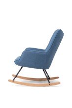 Schaukelstuhl >RICHIE< (BxHxT: 72x92x92 cm) in blau - 72x92x92 (BxHxT)