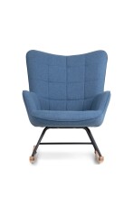 Schaukelstuhl >RICHIE< (BxHxT: 72x92x92 cm) in blau - 72x92x92 (BxHxT)
