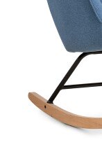 Schaukelstuhl >RICHIE< (BxHxT: 72x92x92 cm) in blau - 72x92x92 (BxHxT)