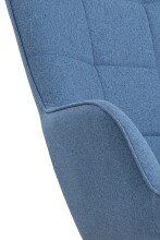 Schaukelstuhl >RICHIE< (BxHxT: 72x92x92 cm) in blau - 72x92x92 (BxHxT)