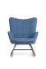 Schaukelstuhl >RICHIE< (BxHxT: 72x92x92 cm) in blau - 72x92x92 (BxHxT)