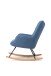 Schaukelstuhl >RICHIE< (BxHxT: 72x92x92 cm) in blau - 72x92x92 (BxHxT)