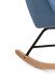 Schaukelstuhl >RICHIE< (BxHxT: 72x92x92 cm) in blau - 72x92x92 (BxHxT)