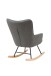 Schaukelstuhl >RICHIE< (BxHxT: 72x92x92 cm) in grau - 72x92x92 (BxHxT)