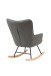 Schaukelstuhl >RICHIE< (BxHxT: 72x92x92 cm) in grau - 72x92x92 (BxHxT)