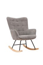 Schaukelstuhl >RICHIE< (BxHxT: 72x92x92 cm) in grau...