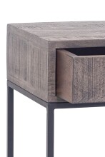 Nachttisch >SAMUEL< (BxHxT: 45x45x35 cm) in grau - 45x45x35 (BxHxT)