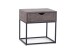 Nachttisch >SAMUEL< (BxHxT: 45x45x35 cm) in grau - 45x45x35 (BxHxT)