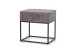 Nachttisch >SAMUEL< (BxHxT: 45x45x35 cm) in grau - 45x45x35 (BxHxT)
