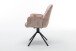 Sessel >SARINA< (2er-Set) in beige aus Samt - 59,5x89x62cm (BxHxT)
