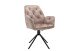 Sessel >SARINA< (2er-Set) in beige aus Samt - 59,5x89x62cm (BxHxT)