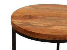 Satztisch >SELMA< (BxHxT: 50x45x50 cm) in braun - 50x45x50 (BxHxT)