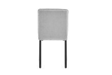 Stuhl >TALEA< (2er-Set) in hellgrau aus Microfaser - 47x88x59cm (BxHxT)