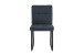 Stuhl >TALEA< (2er-Set) in grau aus Microfaser - 47x88x59cm (BxHxT)