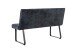 Bank >TALEA< (BxHxT: 140x92x59 cm) in grau aus Microfaser - 140x92x59cm (BxHxT)