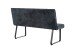 Bank >TALEA< (BxHxT: 140x92x59 cm) in grau aus Microfaser - 140x92x59cm (BxHxT)