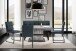 Bank >TALEA< (BxHxT: 140x92x59 cm) in grau aus Microfaser - 140x92x59cm (BxHxT)