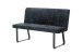 Bank >TALEA< (BxHxT: 140x92x59 cm) in grau aus Microfaser - 140x92x59cm (BxHxT)
