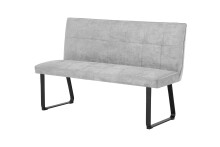 Bank >TALEA< (BxHxT: 140x92x59 cm) in hellgrau - 140x92x59 (BxHxT)
